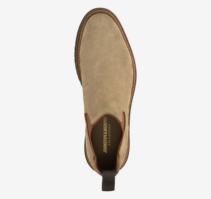 Hartford Chelsea Boot - Beige Italian Suede